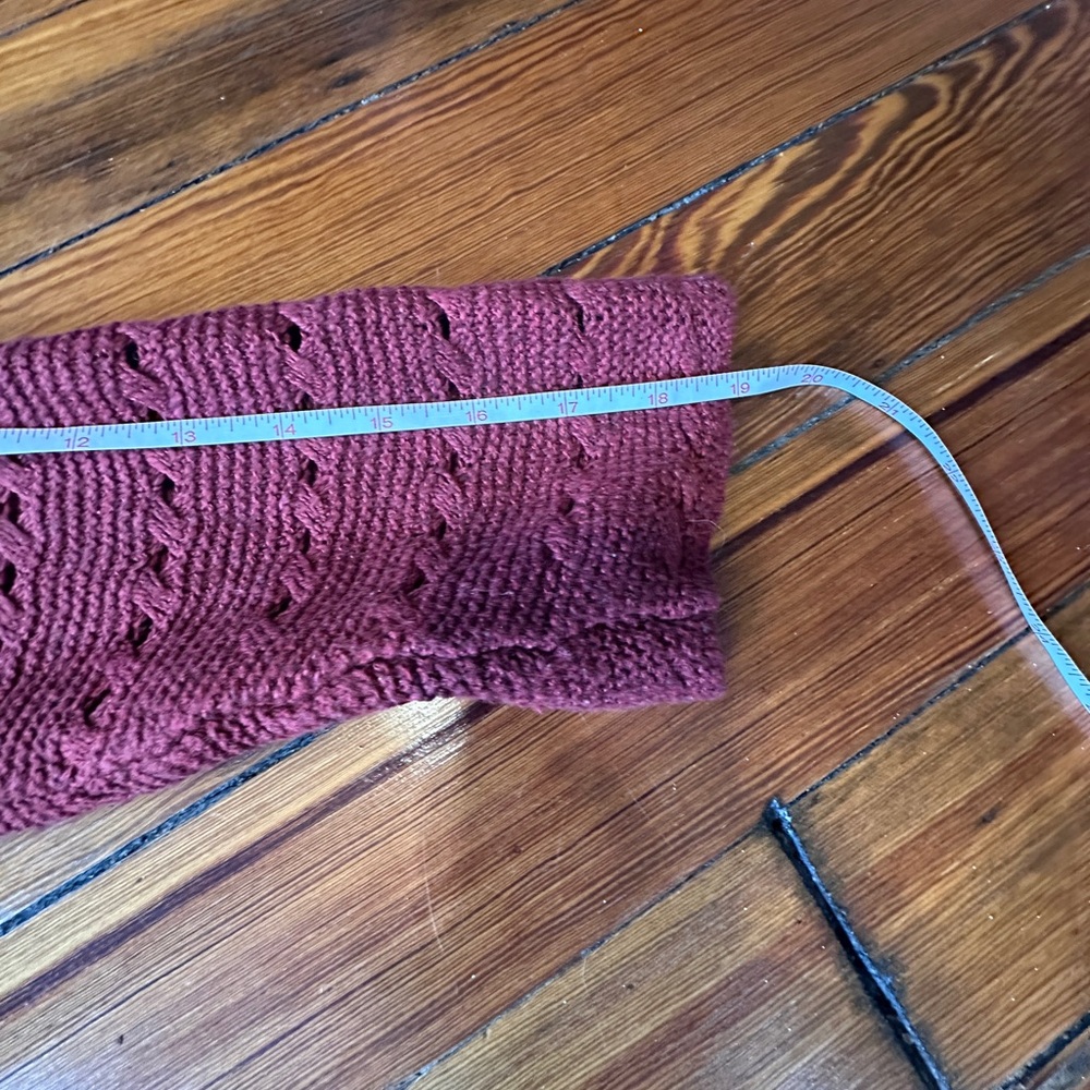 H&M Maroon Open-Front Cardigan - Picture 6 of 8
